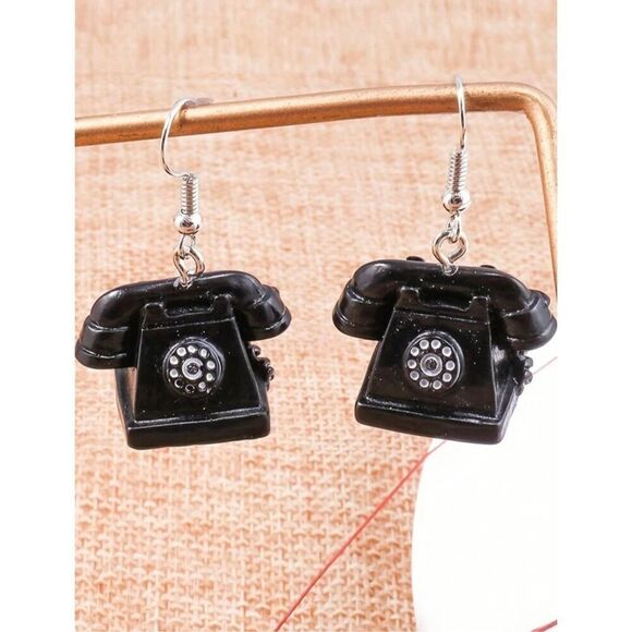 Telephone Statement Earrings - Picture 1 of 4